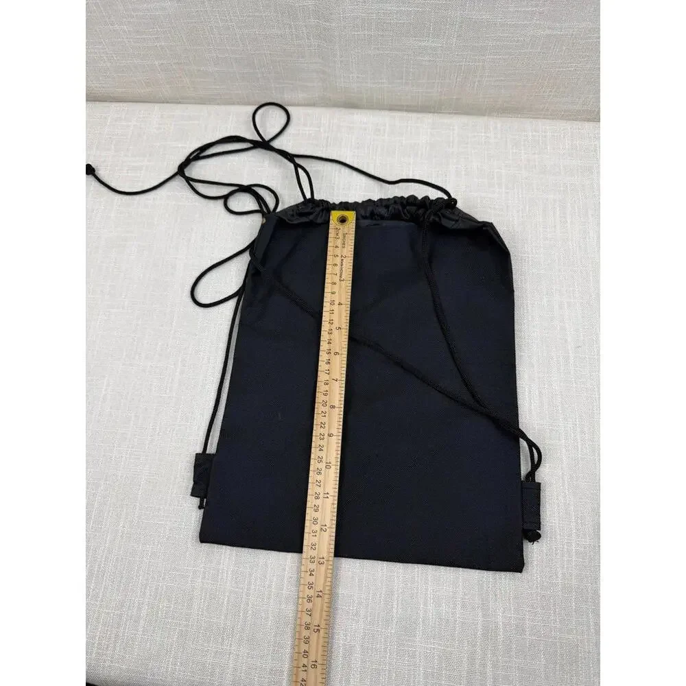 Disney Mickey Mouse Black‎ and Gold Drawstring Backpack